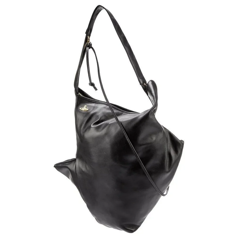 Authentic Vintage Vivienne Westwood Leather Asymmetrical Hobo Bag
